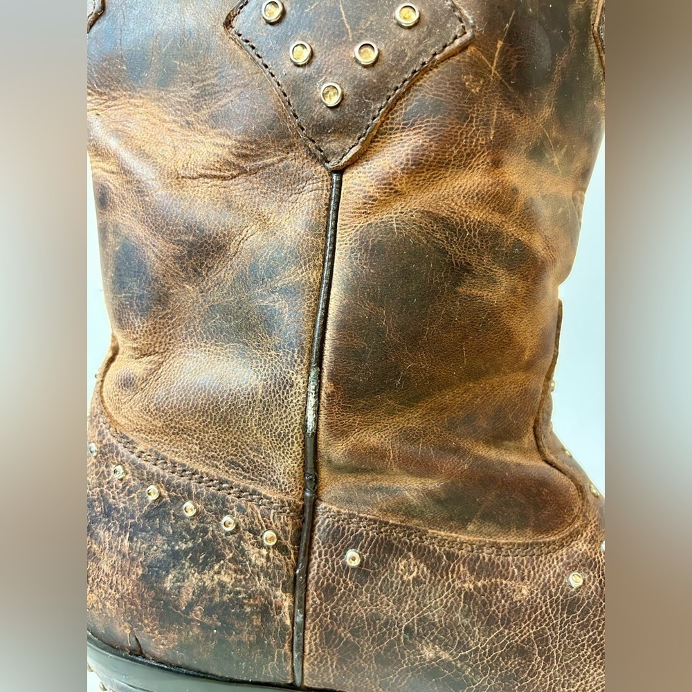 Ariat Womens Rhinestone Cowgirl Boots in Sassy Brown Size 7 - Picture 15 of 15